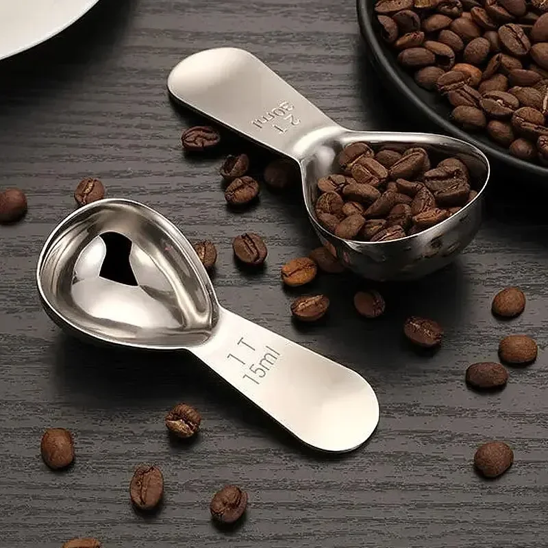Coffee Tea Sugar - สแตนเลสสตีลกาแฟวัด Scoop สําหรับ GROUND 16 ml/30