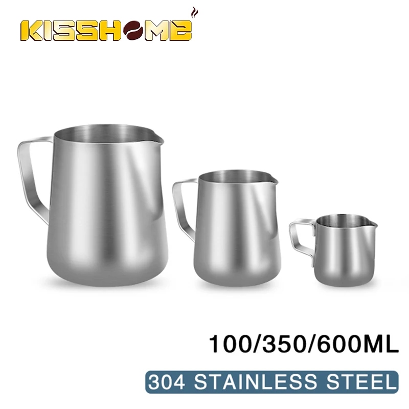 Barista Milk Jug - เหยือกตีฟองนมกาแฟ สแตนเลส เอสเพรสโซ่ บาริสต้า ลาเต้ ฟองนม