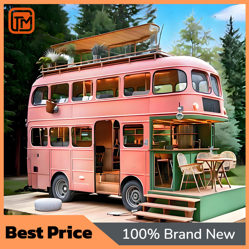 Coffee Tea & Espresso Appliances - 【ดีไซน์ใหม่】รถเข็นเหล็กดัดสีชมพูแบบสองชั้น รถขายชา กาแฟเคลื่อนที่ สำหรับตลาดกลางคืน