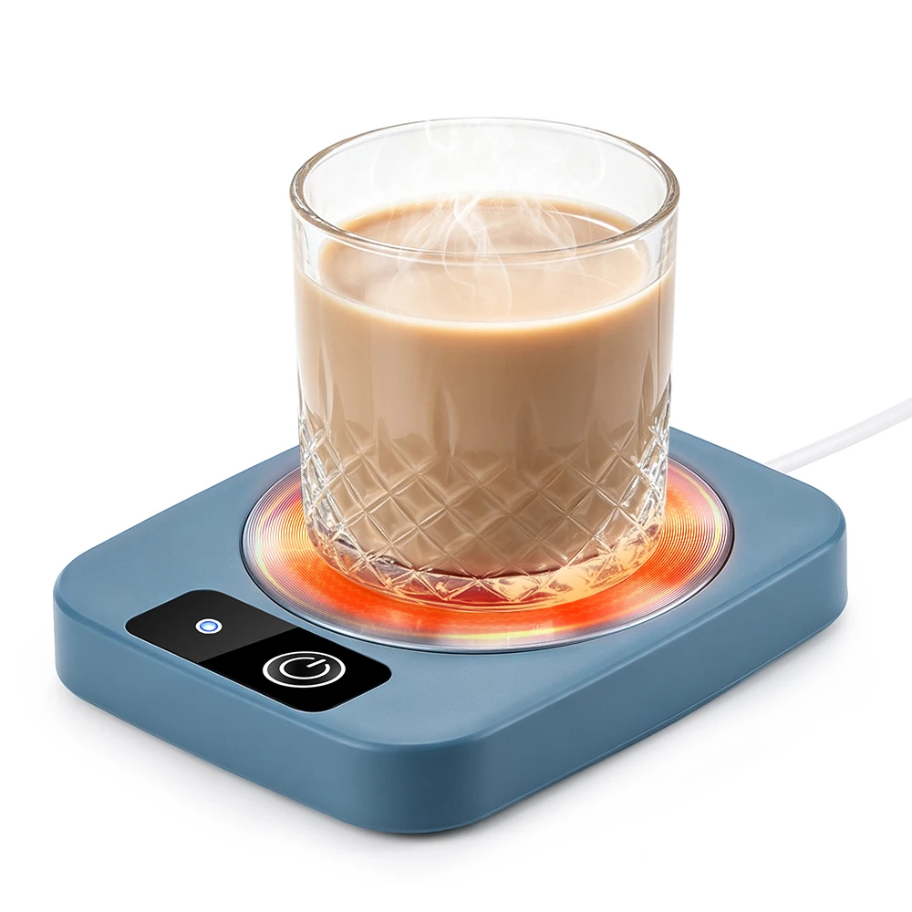 Coffee Tea With Milk - เครื่องอุ่นแก้วไฟฟ้า แผ่นทำความร้อนสำหรับชานม น้ำ กาแฟ แผ่นรองแก้วอุ่น แผ่นรองแก้วควบคุมอุณหภูมิคงที่