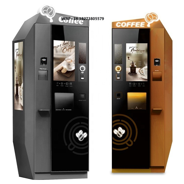 Coffee Tea With Milk - ตู้ขายชาไข่มุกอัตโนมัติ แขนกลอัจฉริยะ สำหรับเครื่องดื่มเย็น กาแฟ ชาไข่มุก ตู้ขายสินค้าอัตโนมัติ
