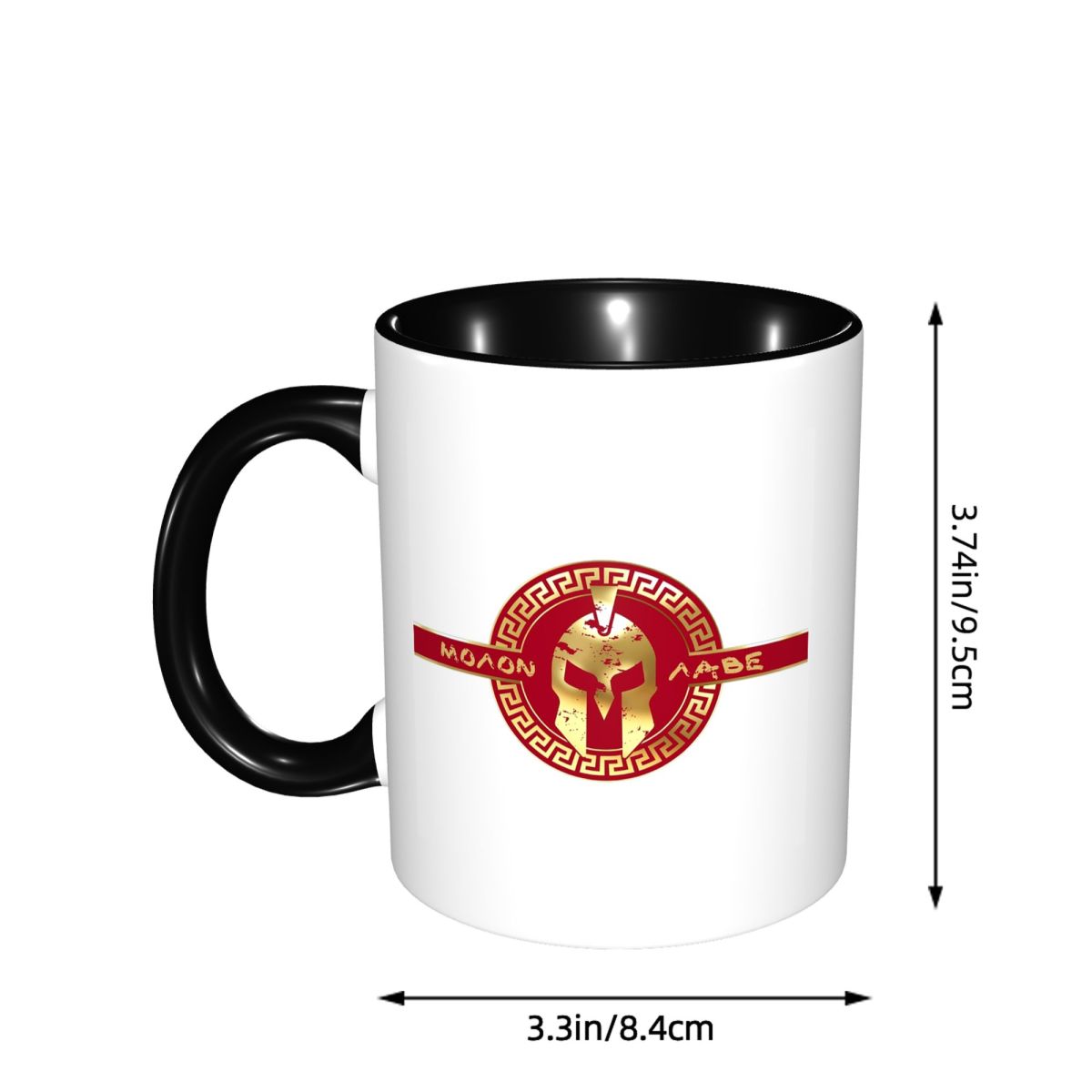 แก้วเซรามิคลายโลโก้หมวกนักรบสป - Coffee Tea Name บทวิจารณ์และราคา