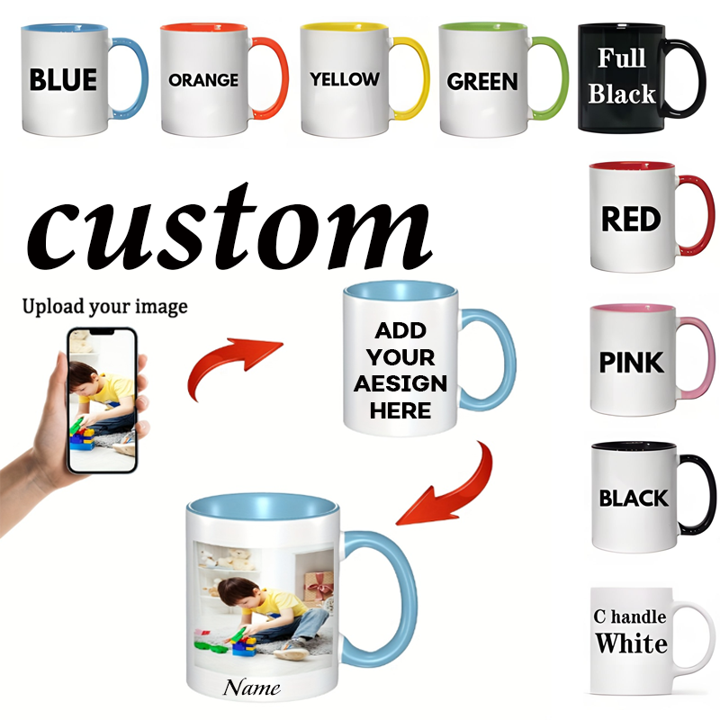 แก้วมัคพิมพ์ลายตามสั่ง 11 ออนซ - Coffee Tea Images บทวิจารณ์และราคา
