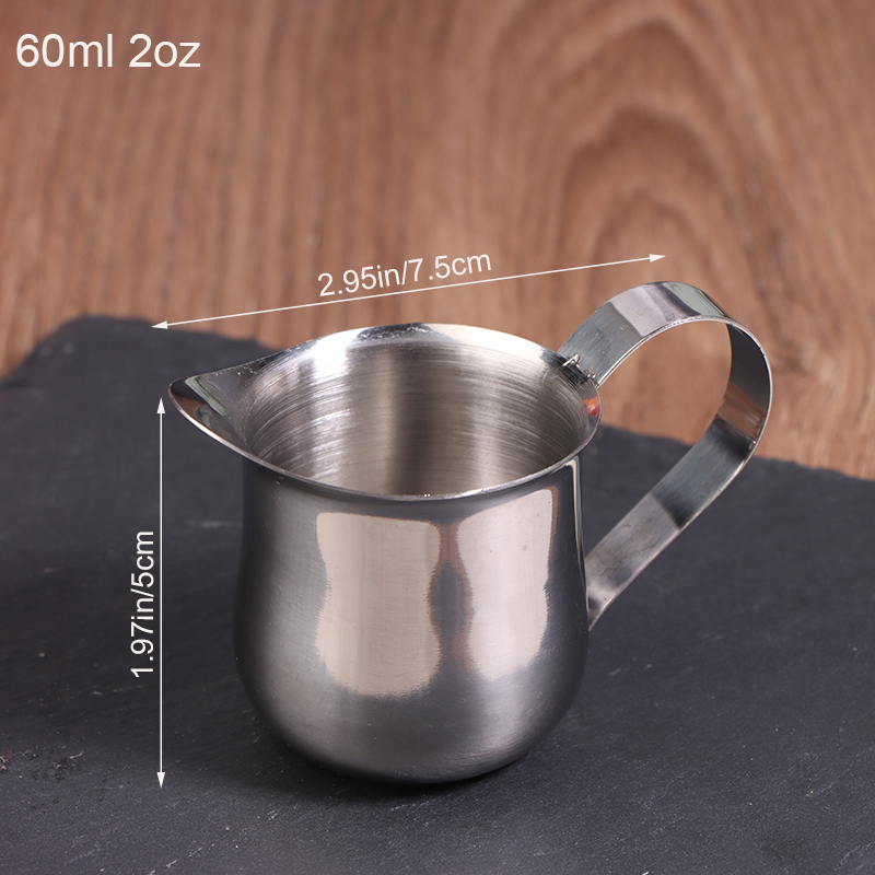เหยือกสแตนเลสสำหรับครีม 60-240 - Barista Milk Jug บทวิจารณ์และราคา