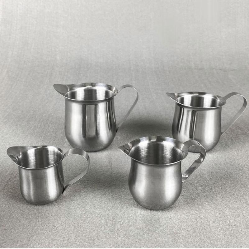 เหยือกตีฟองนมสแตนเลสสำหรับทำลา - Barista Milk Jug บทวิจารณ์และราคา