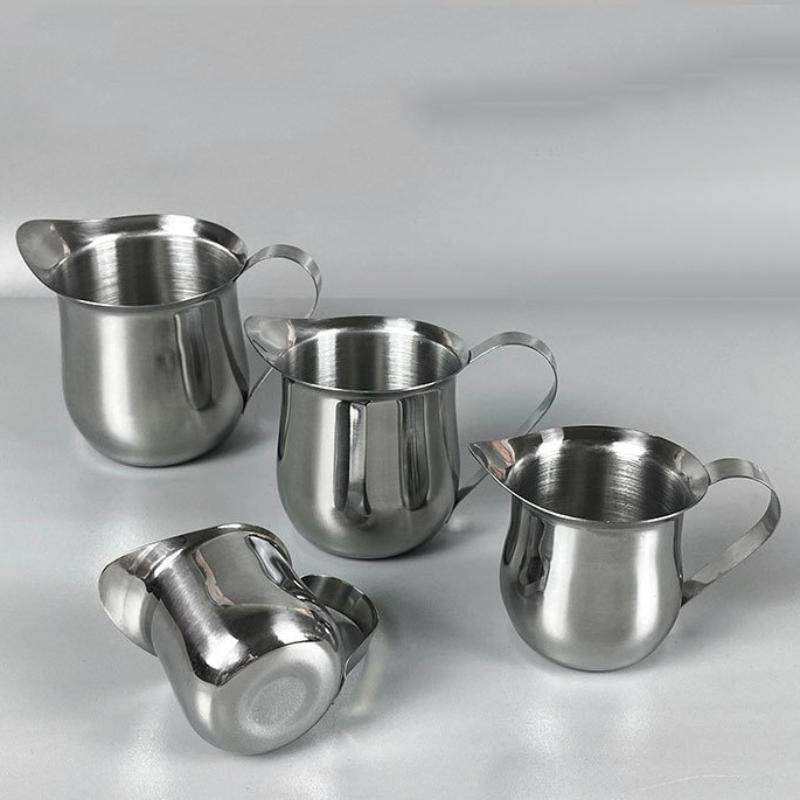 เหยือกตีฟองนมสแตนเลสสำหรับทำลา - Barista Milk Jug บทวิจารณ์และราคา