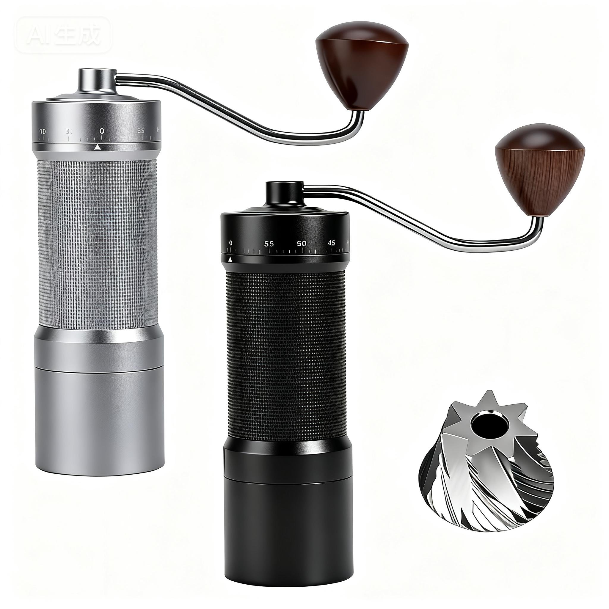 เครื่องบดกาแฟแบบมือหมุนแม่เหล็ - Burr Hand Grinder บทวิจารณ์และราคา