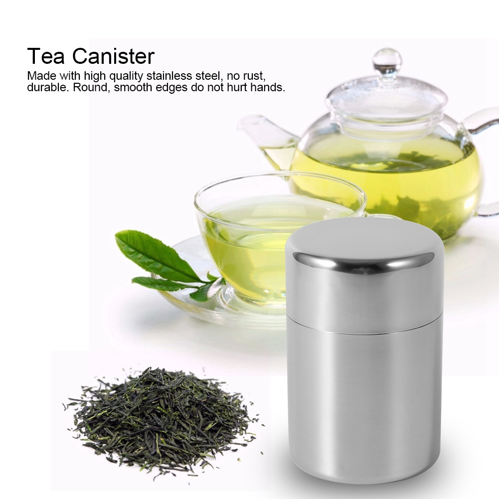 กระป๋องใส่ใบชาสแตนเลสในครัวสำห - Coffee Tea And Sugar Set บทวิจารณ์และราคา