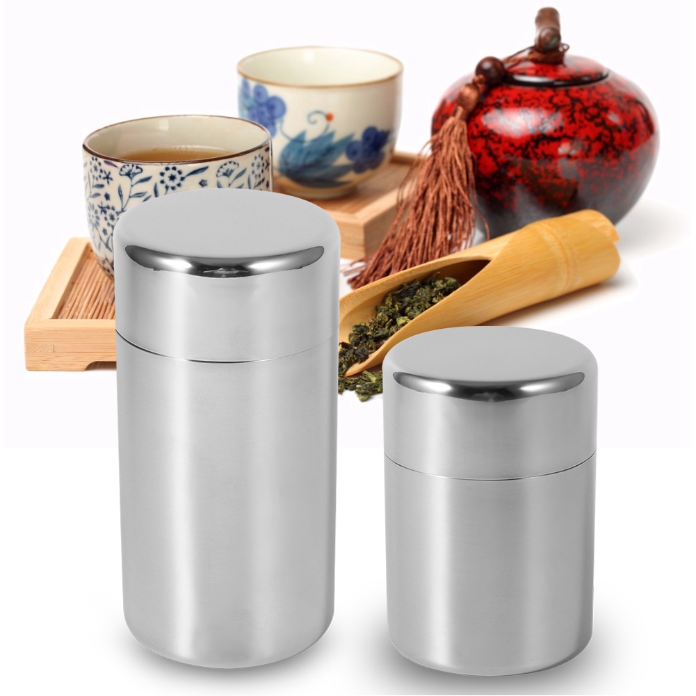 กระป๋องใส่ใบชาสแตนเลสในครัวสำห - Coffee Tea And Sugar Set บทวิจารณ์และราคา