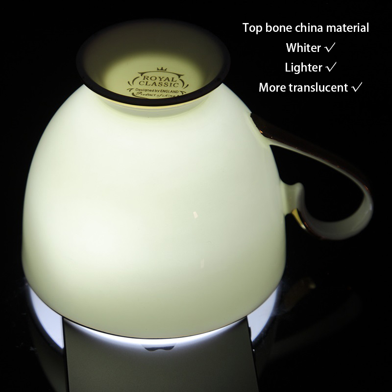 Grace Bone ชุดกาแฟจีนสีขาวทอง  - Coffee Tea And Sugar Set บทวิจารณ์และราคา