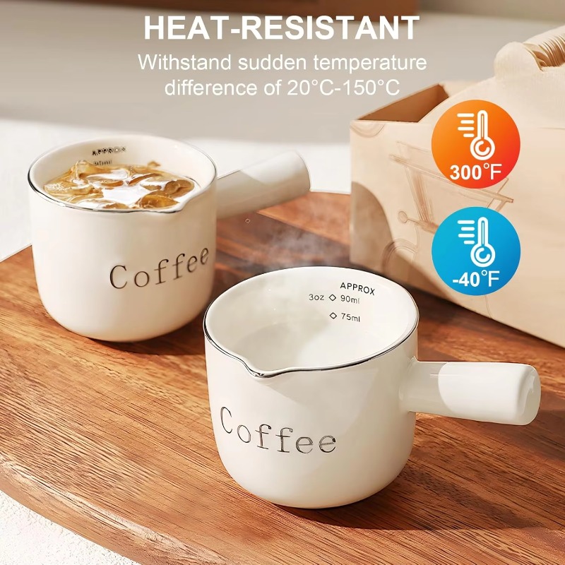 ถ้วยกาแฟเซรามิกขนาดเล็กพร้อมหู - Coffee Tea With Milk บทวิจารณ์และราคา