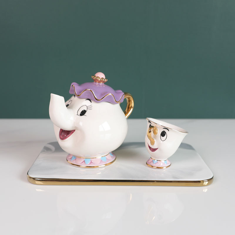 กาน้ำชาการ์ตูนโฉมงามกับเจ้าชาย - Coffee Tea And Sugar Set บทวิจารณ์และราคา