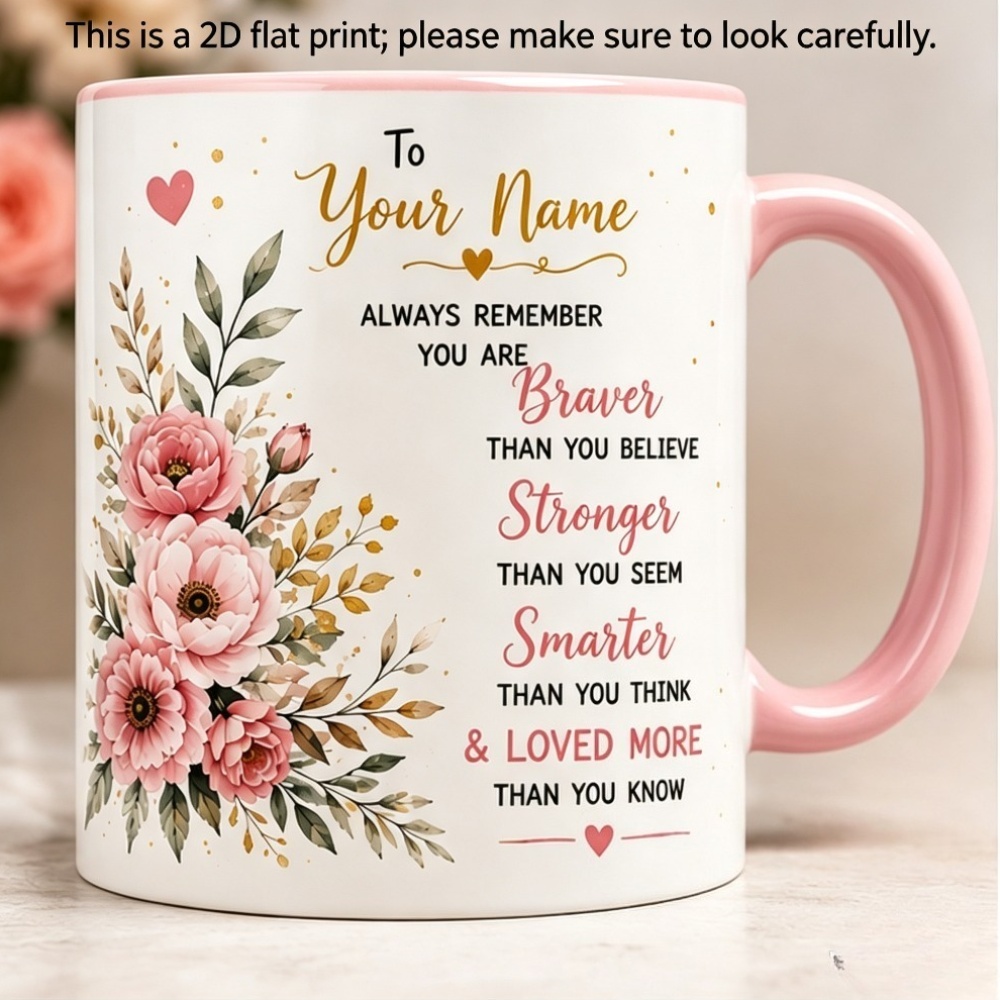 แก้วกาแฟพิมพ์ลาย 2D พร้อมชื่อส - Coffee Tea Name บทวิจารณ์และราคา