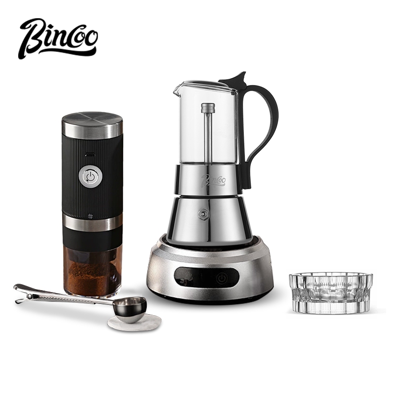 หม้อกาแฟโมก้าพอต BINCOO แบบสอง - Moka Pot Stove บทวิจารณ์และราคา