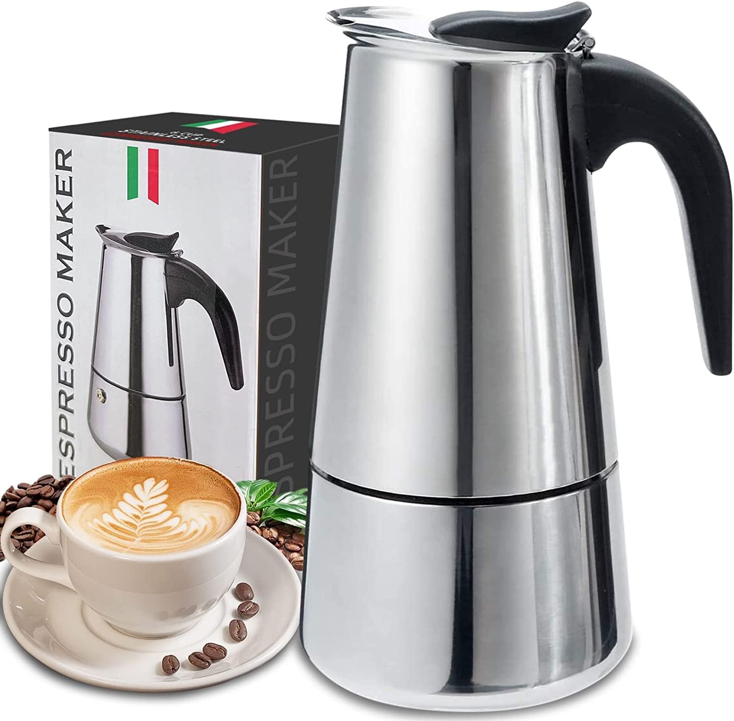 เครื่องชงกาแฟโมคา4/6/9ถ้วย, เค - Moka Pot Stove บทวิจารณ์และราคา