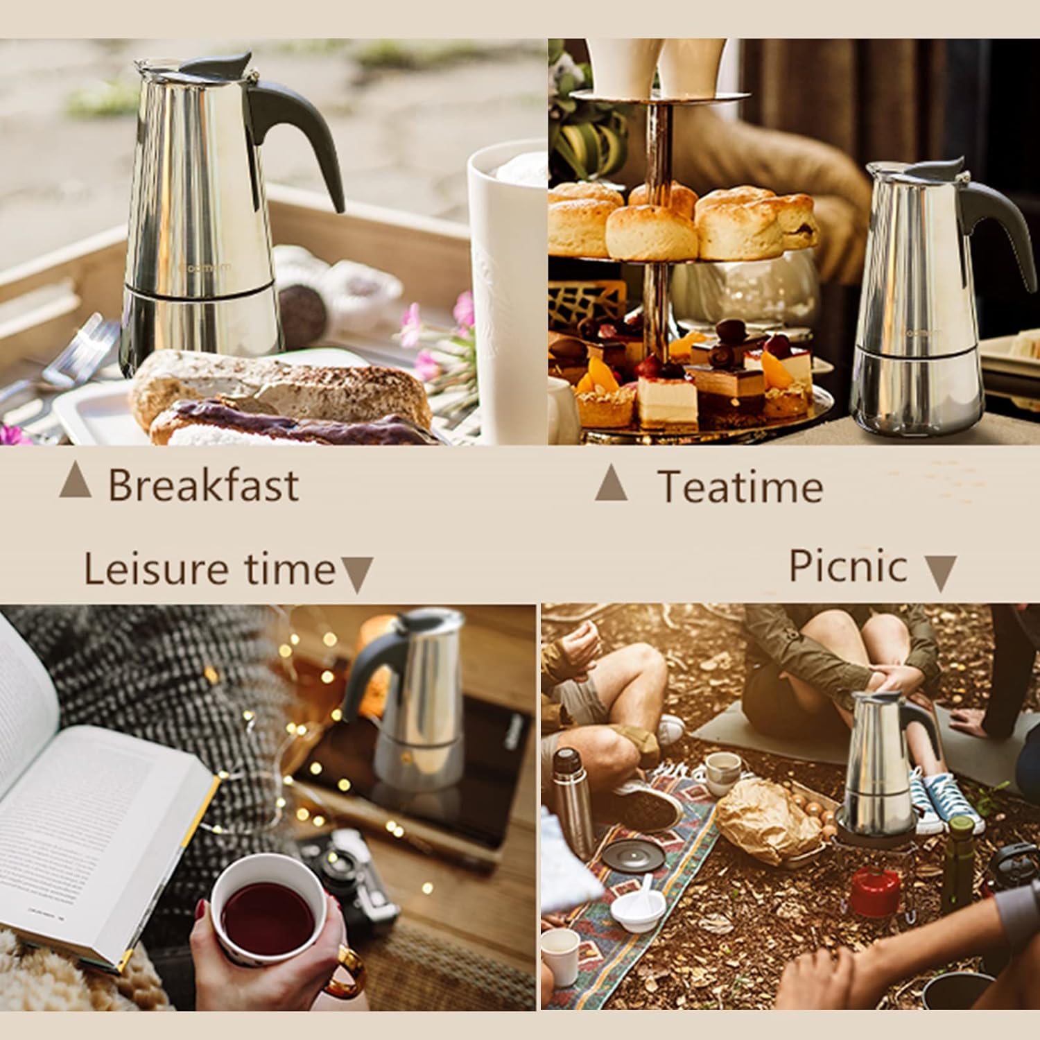 เครื่องชงกาแฟโมคา4/6/9ถ้วย, เค - Moka Pot Stove บทวิจารณ์และราคา