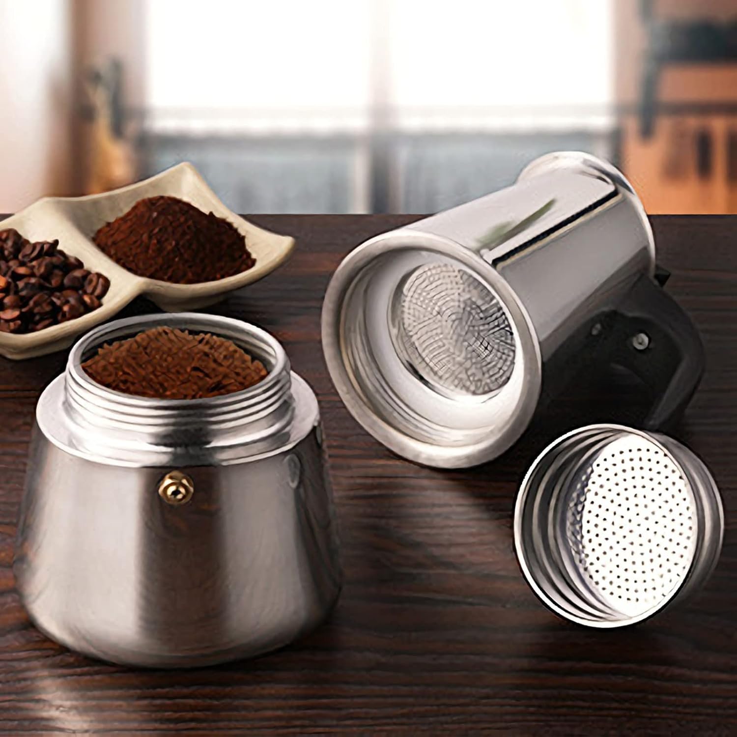 เครื่องชงกาแฟโมคา4/6/9ถ้วย, เค - Moka Pot Stove บทวิจารณ์และราคา