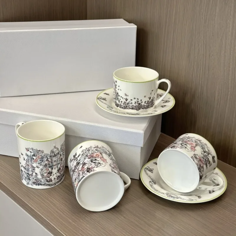 ชุดถ้วยกาแฟพร้อมจานรองสไตล์ยุโ - Coffee Tea & Jane บทวิจารณ์และราคา