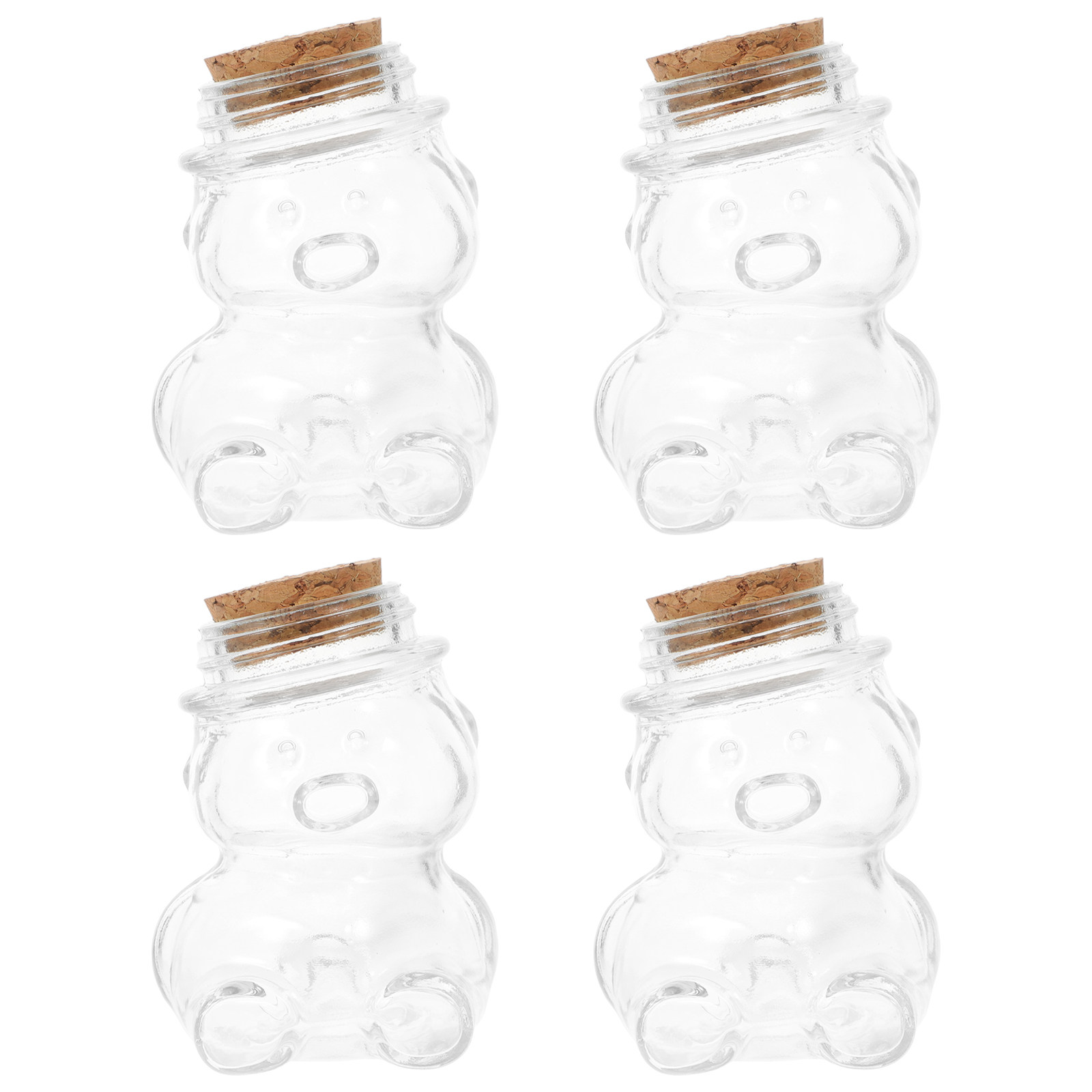 ชุดโหลแก้วใสสำหรับใส่ขนม 4 ชิ้ - Coffee Tea Sugar บทวิจารณ์และราคา