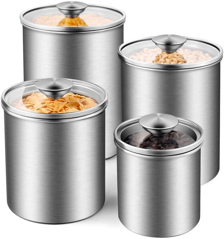 ชุดกระป๋องเก็บอาหารสแตนเลสสำหร - Coffee Tea And Sugar Set บทวิจารณ์และราคา