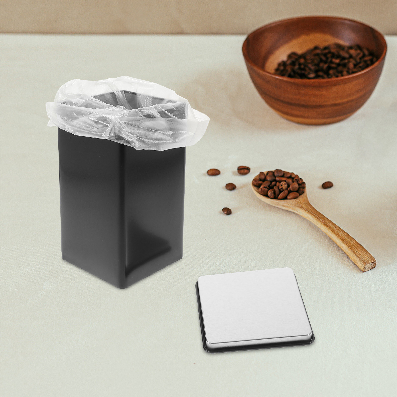 ชุดโหลเก็บของ 4 ชิ้น ภาชนะดีบุ - Coffee Tea Sugar บทวิจารณ์และราคา